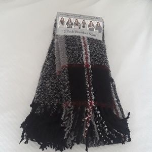 New Blanket Scarves - 2 pack